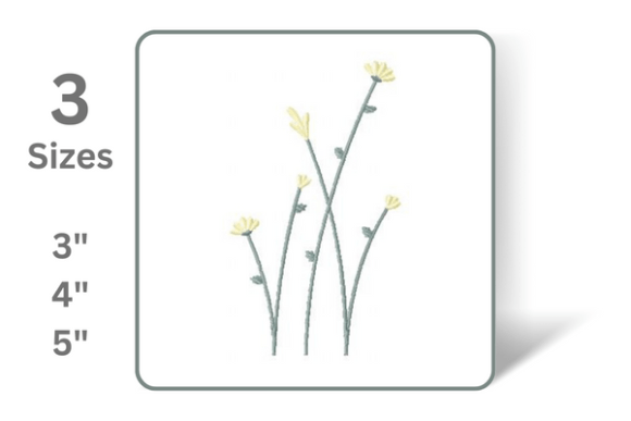 Delicate Flower Stems: A Holiday Embroidery Review