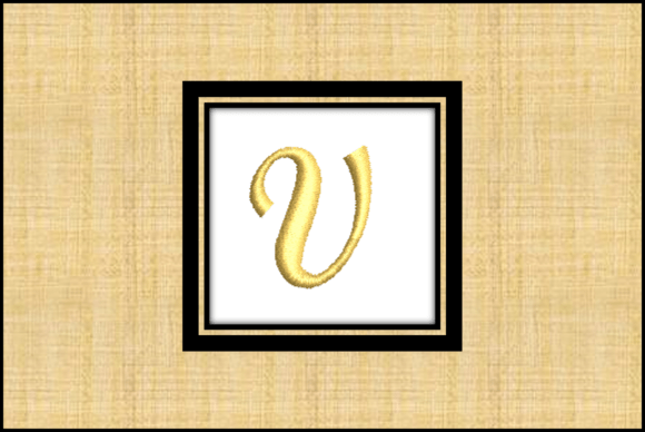 Gold Letter V: A Festive Monogram Review