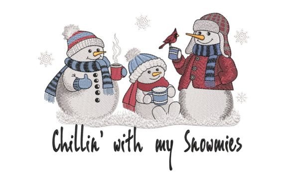 Review: Chillin with My Snowmies Embroidery Design