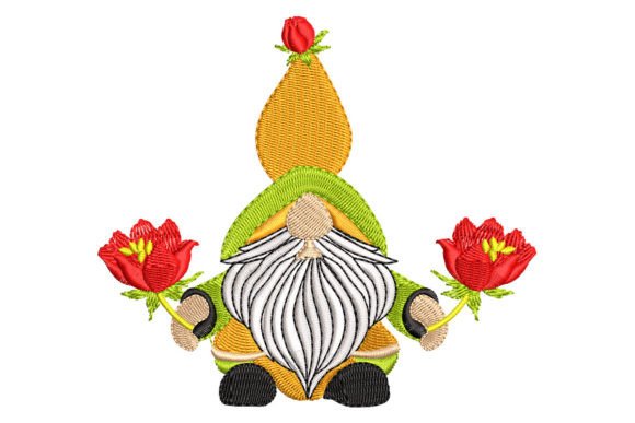 Review: Christmas Gnome with Flowers Design