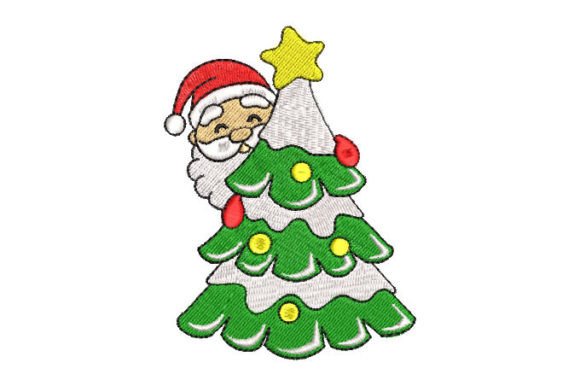 Review: Christmas Tree with Santa Claus Sweatshirt Design
