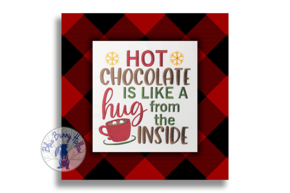 Review: Hot Chocolate is Like a Hug Embroidery Design