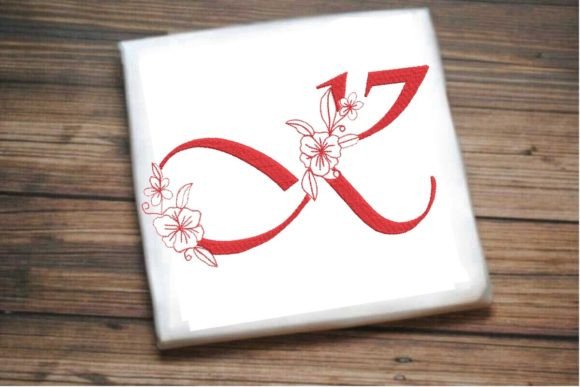 Review: K Floral Monogram Letter for Business Merch