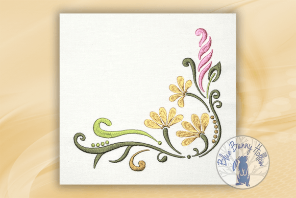 Reviewing Floral Corners 2 for Commercial Embroidery