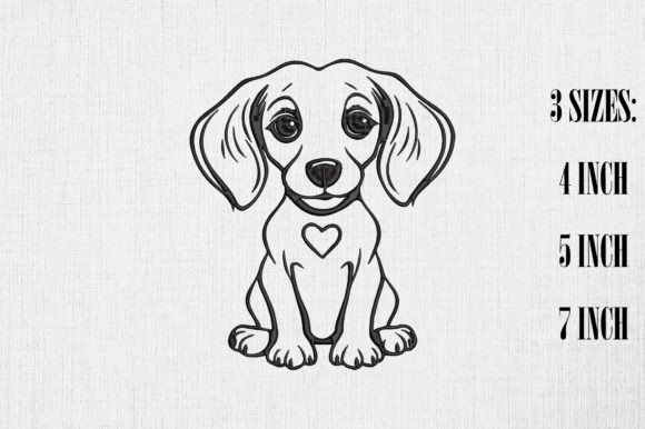Reviewing the Valentine Cute Dachshund Dog Design